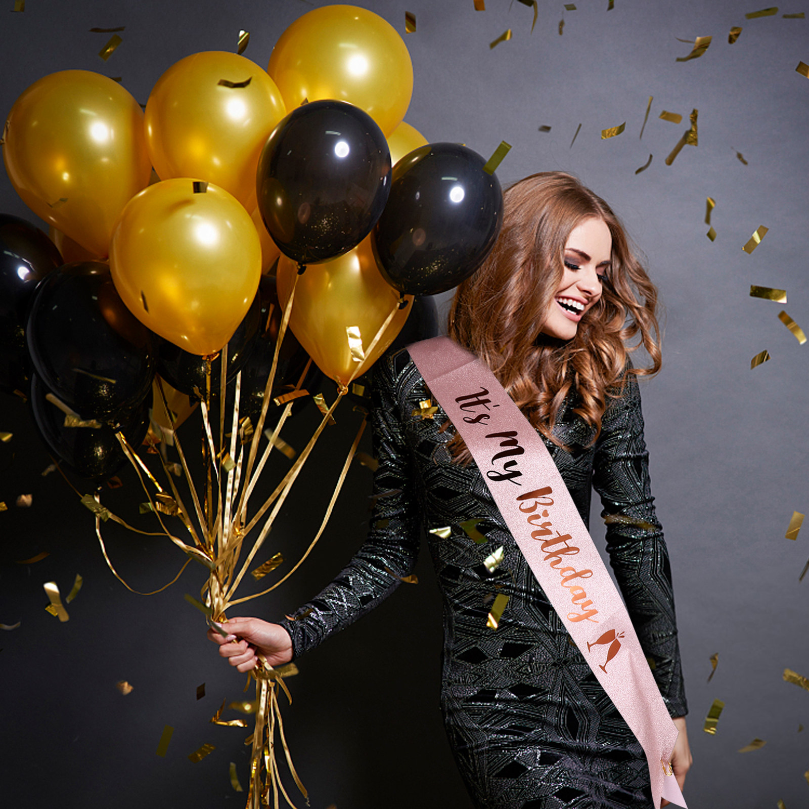 Birthday Sash Glitter - 1Pcs Birthday Sash Glitter Cloth Shoulder