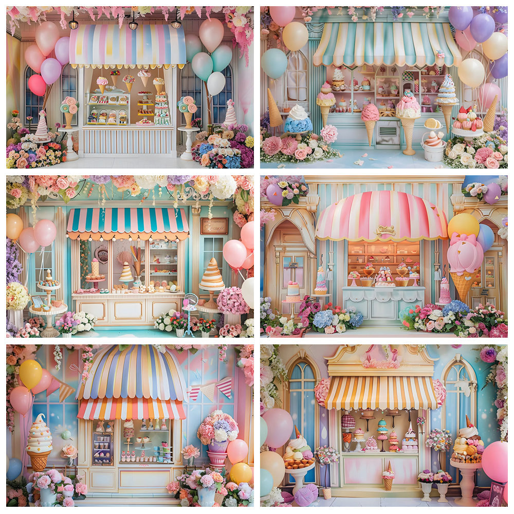 Party Event Supply Store - Ice Cream Photography Background Candy Store
