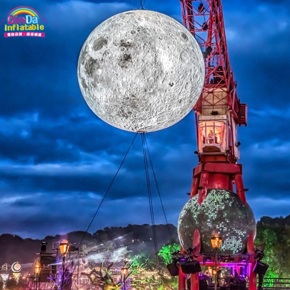 Led Balloon Light - Balloons Inflatable Lighting Earth Globe Moon