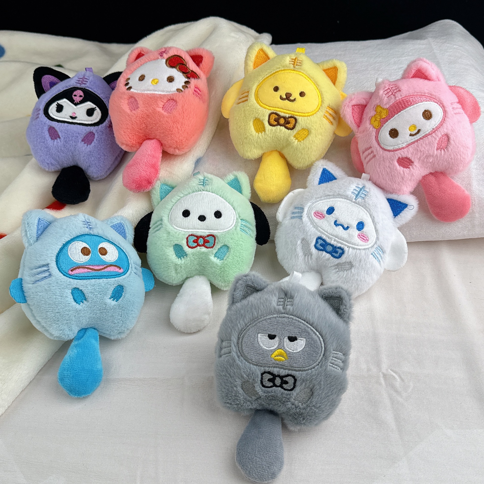 Event Supplies - Cute Plush Pendant, Sanlio Kuromi Doll