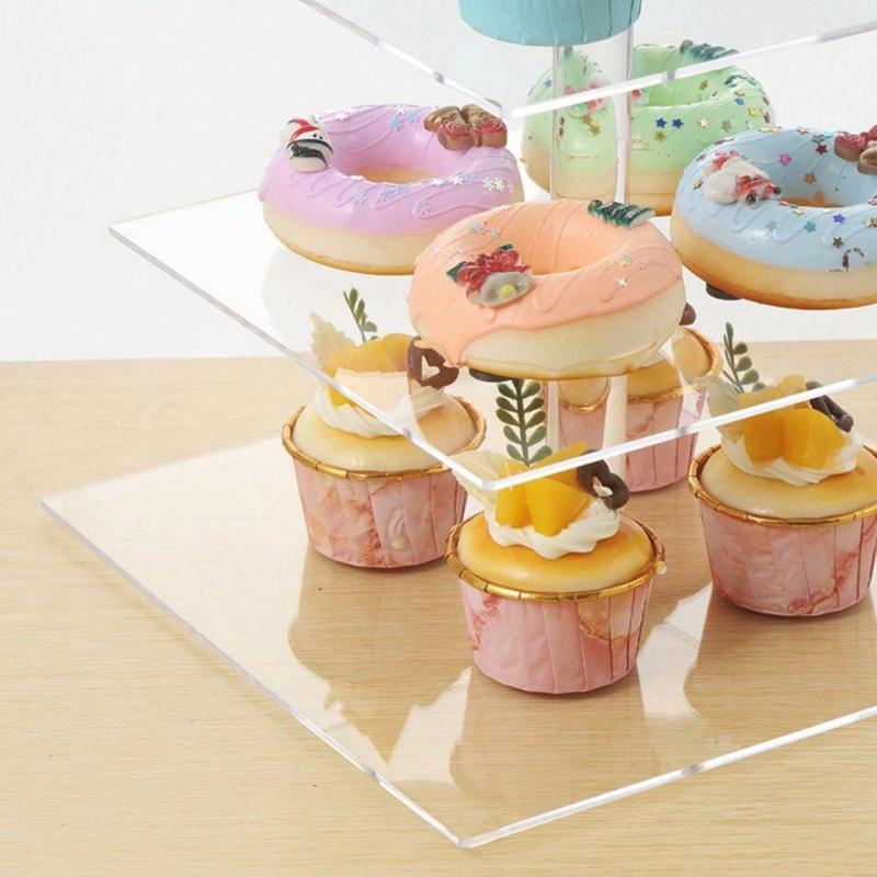 3/4/5 Tier Acrylic Wedding Cak – Cupcake Stand Tier recenzja i cena