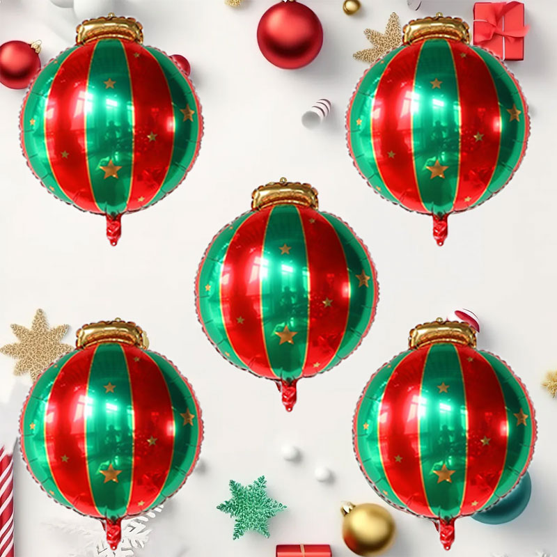 5pcs Red Green Christmas Ball  – Party Event Supply Store recenzja i cena