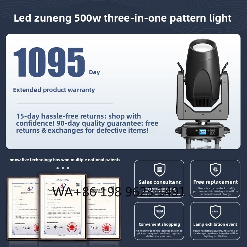 3-in-1 LED Pattern Beam Moving – Event & Party Supply recenzja i cena