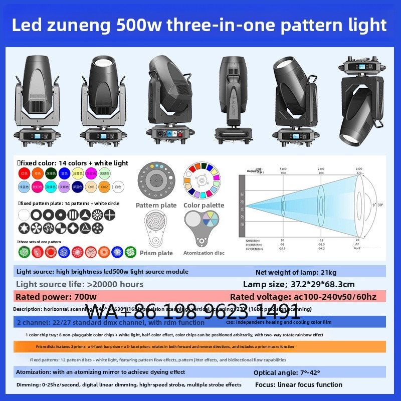 3-in-1 LED Pattern Beam Moving – Event & Party Supply recenzja i cena