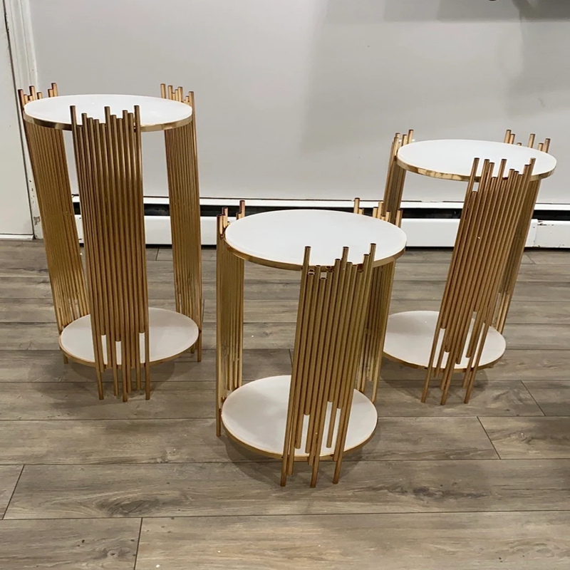 decoration gold metal walkway  – Dessert Table Backdrop recenzja i cena