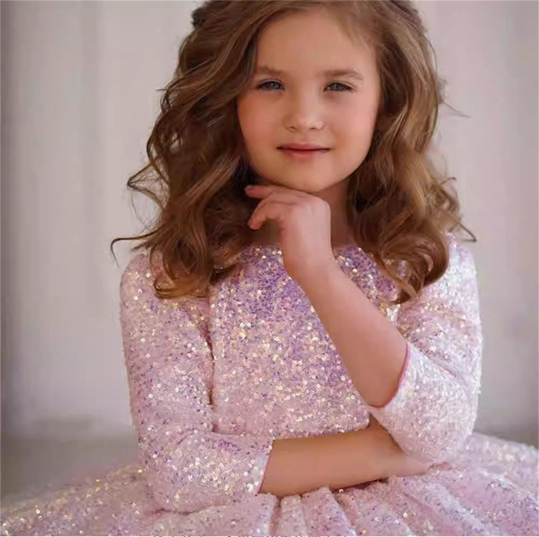 Glitter Pink Girl Dress Knee L – Birthday Sash Glitter recenzja i cena