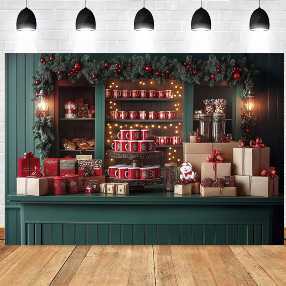 Christmas Photography Backdrop – Dessert Table Backdrop recenzja i cena