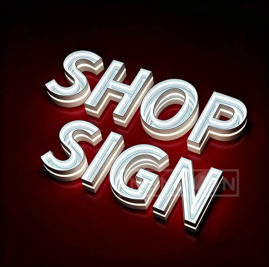 Shop Mirror Sign Custom Infini – Neon Sign Party recenzja i cena