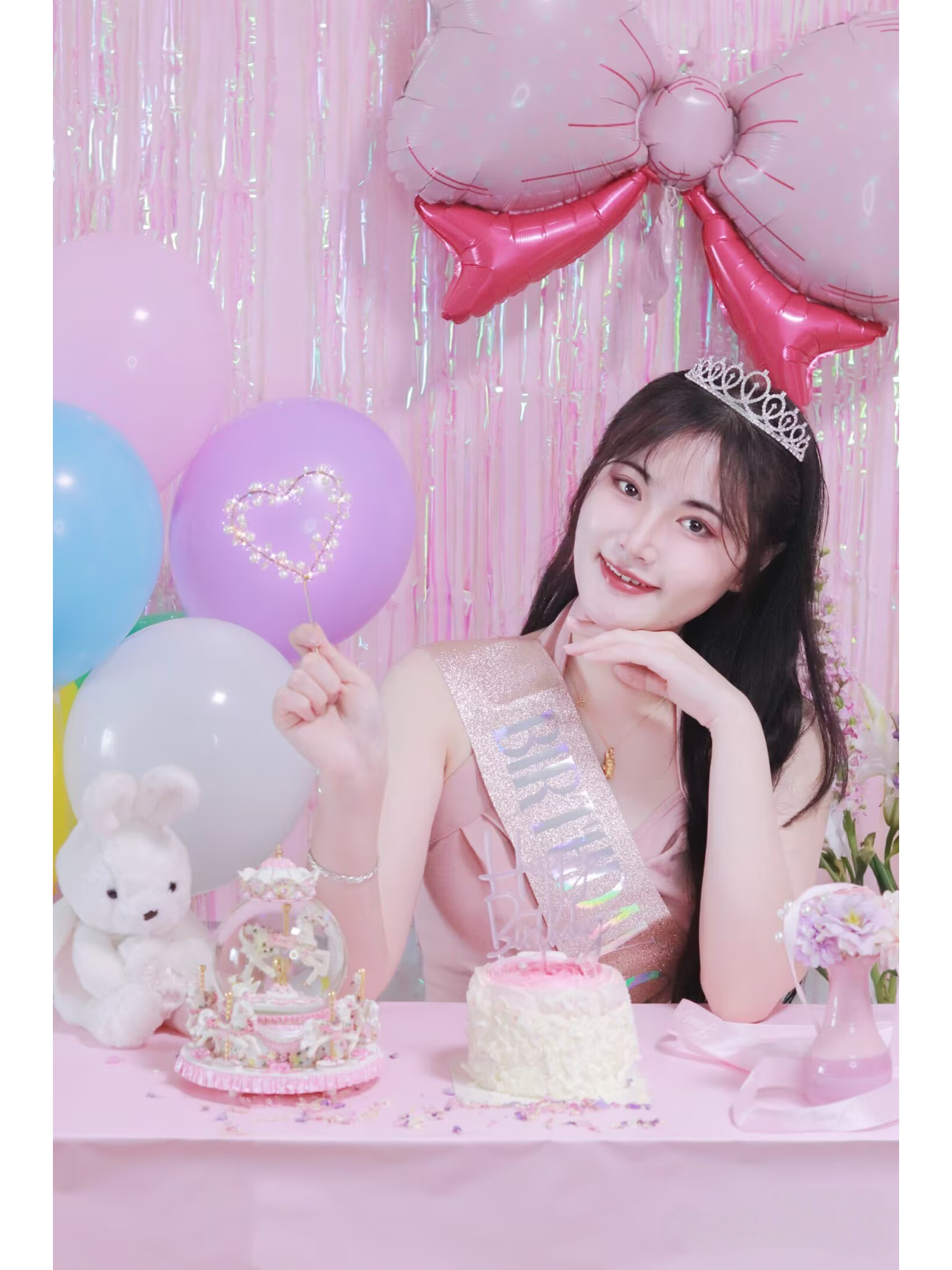 Champagne Gold Sparkle Crown S – Birthday Sash Glitter recenzja i cena