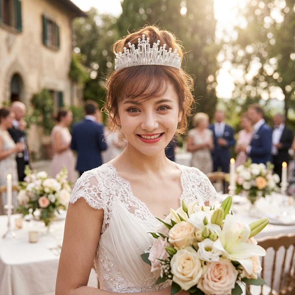 Bridal Pearl Crown Headpiece E – Event & Party Supply recenzja i cena