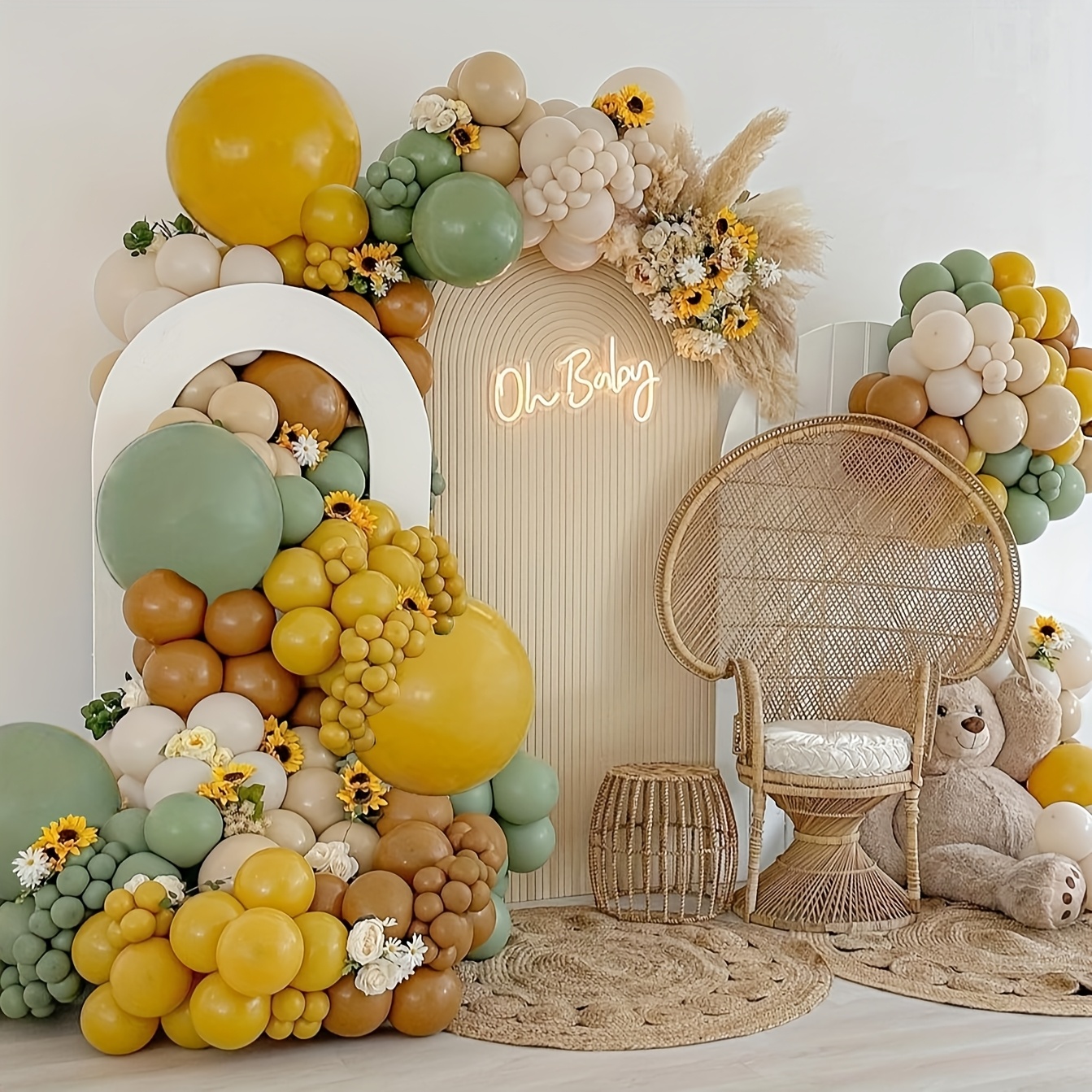 146pcs Sage Green Yellow Ballo – Balloon Arch Kit recenzja i cena