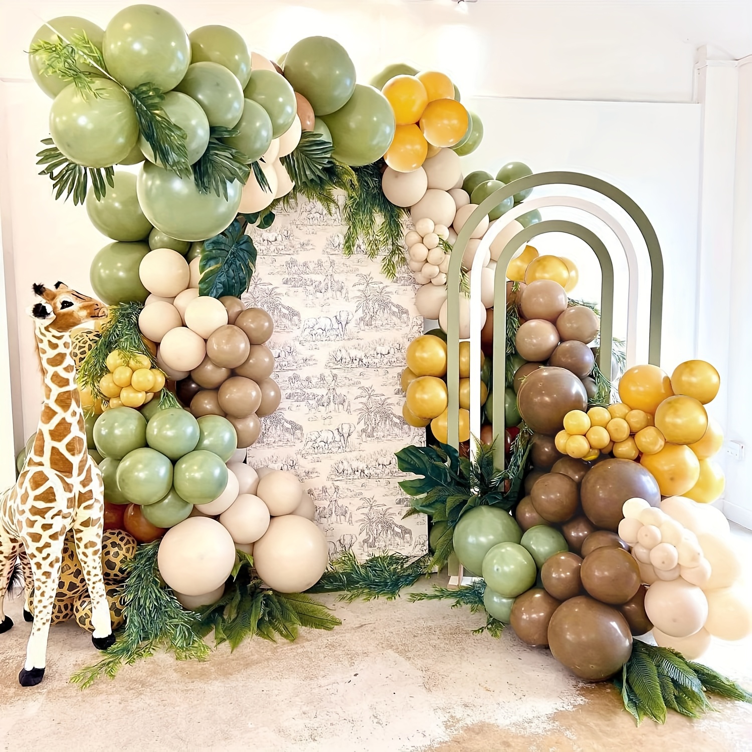146pcs Sage Green Yellow Ballo – Balloon Arch Kit recenzja i cena