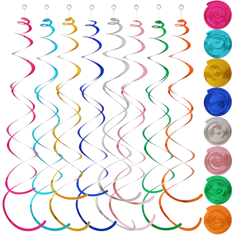 6pcs/set Hanging Swirl Decorat – Confetti Cannon Tube recenzja i cena