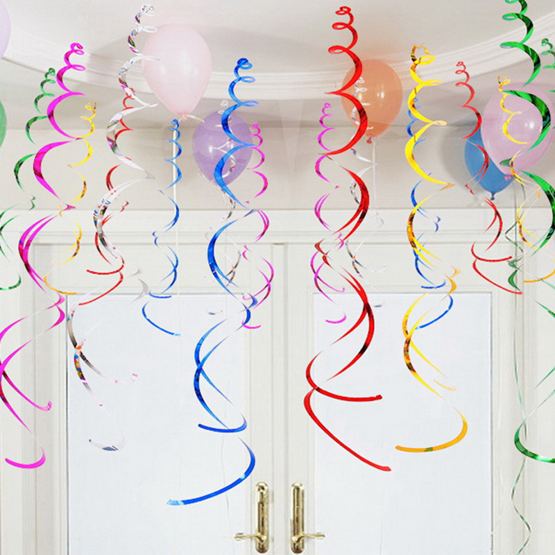 6pcs/set Hanging Swirl Decorat – Confetti Cannon Tube recenzja i cena