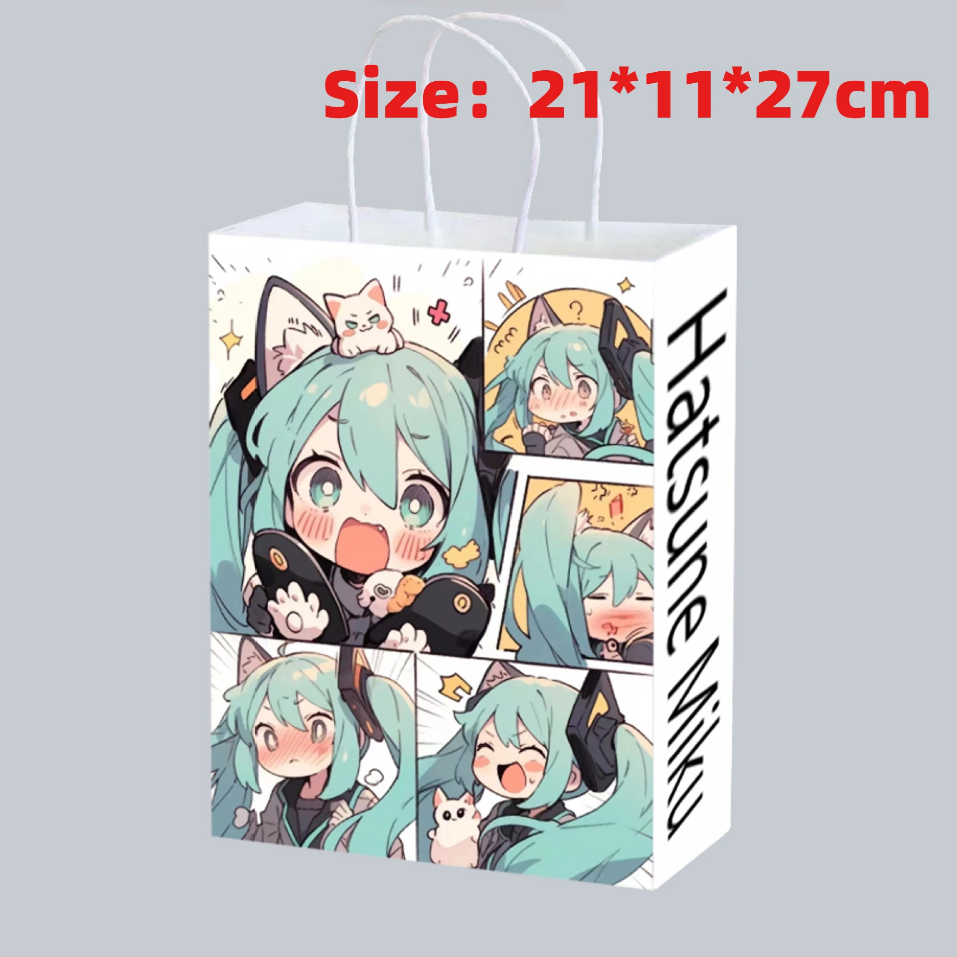 Cute Anime Hatsune Miku Paper  – Party Favor Bag recenzja i cena
