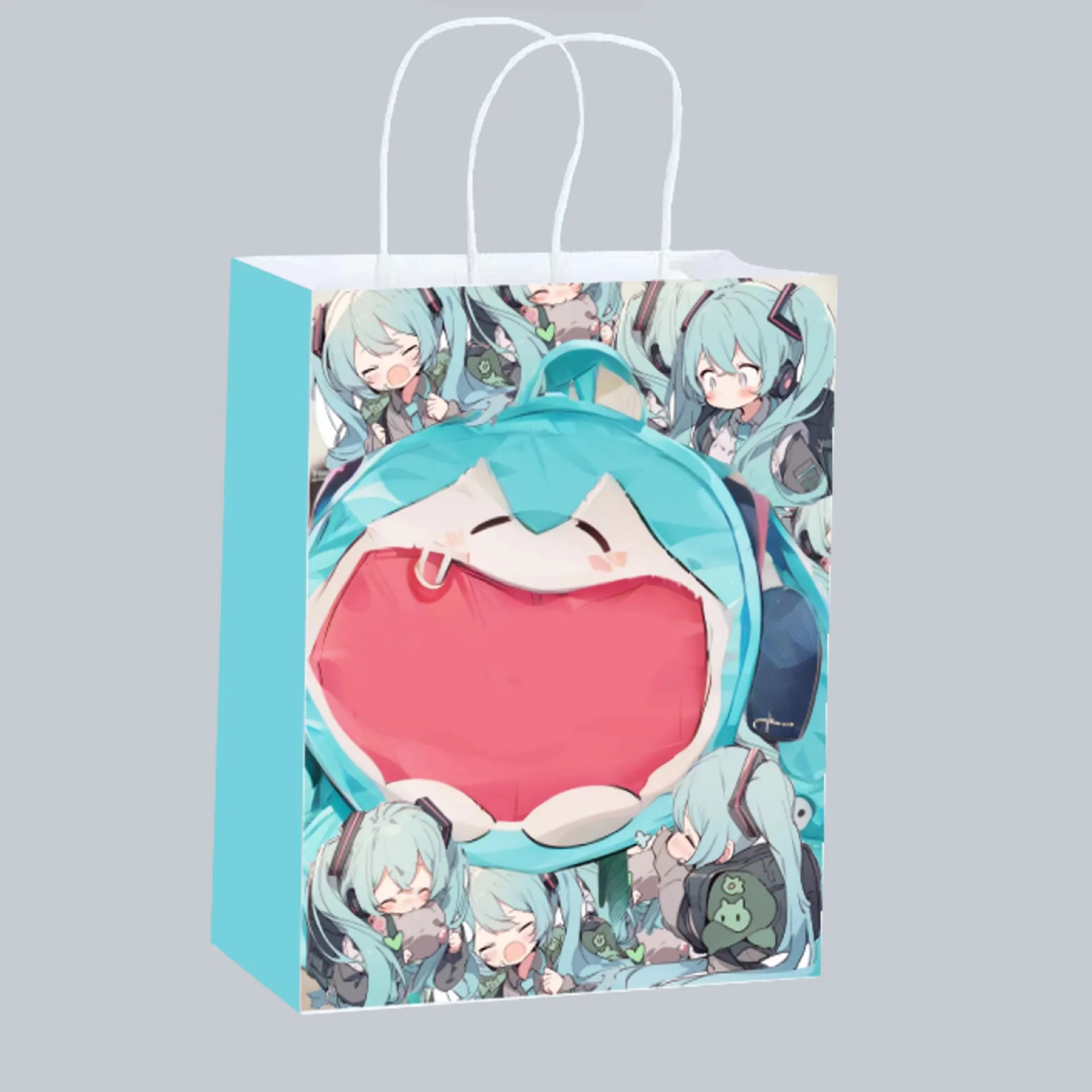 Cute Anime Hatsune Miku Paper  – Party Favor Bag recenzja i cena
