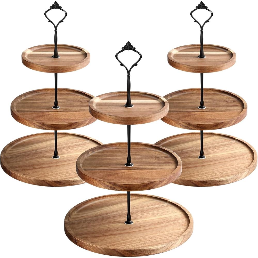 3 Set 3 Tier Wood Cupcake Stan – Cupcake Stand Tier recenzja i cena