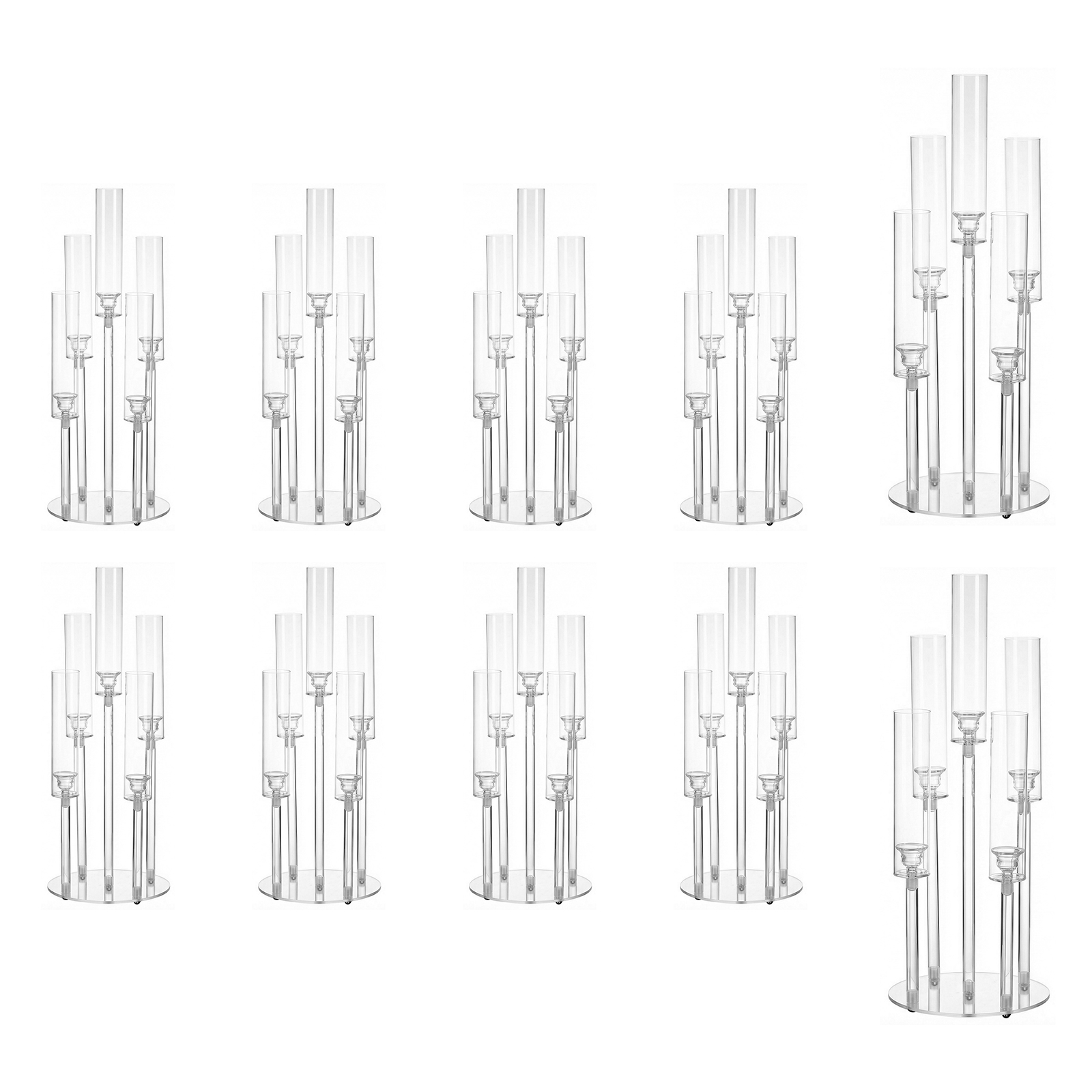 20/10PCS 5 Arm Acrylic Candle  – Centerpiece Stick recenzja i cena