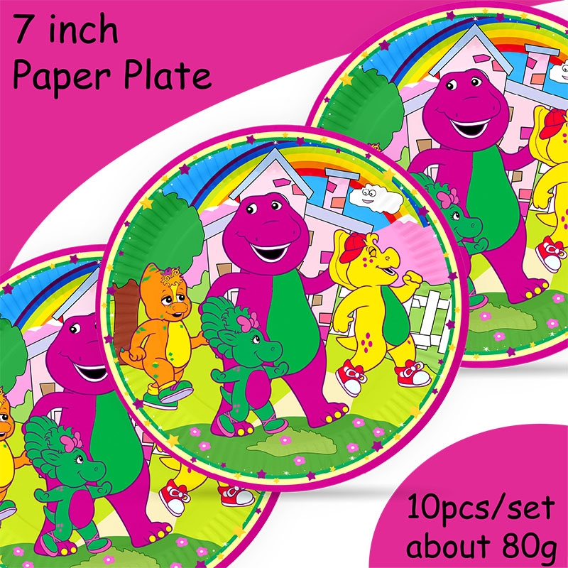 Dinosaur Barney Party Supplies – Table Cloth Disposable recenzja i cena