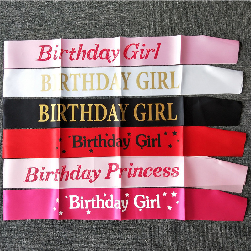 Birthday Girl Ribbons Shoulder – Birthday Sash Glitter recenzja i cena