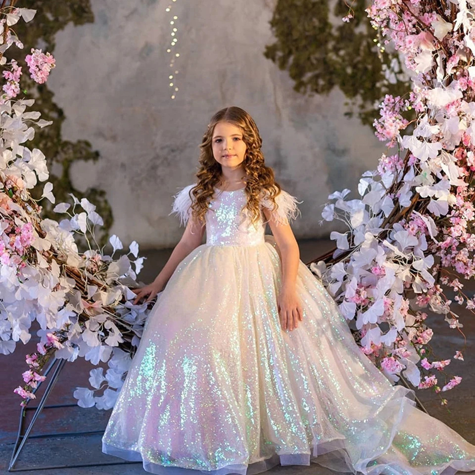 Customized Glitter Flower Girl – Birthday Sash Glitter recenzja i cena