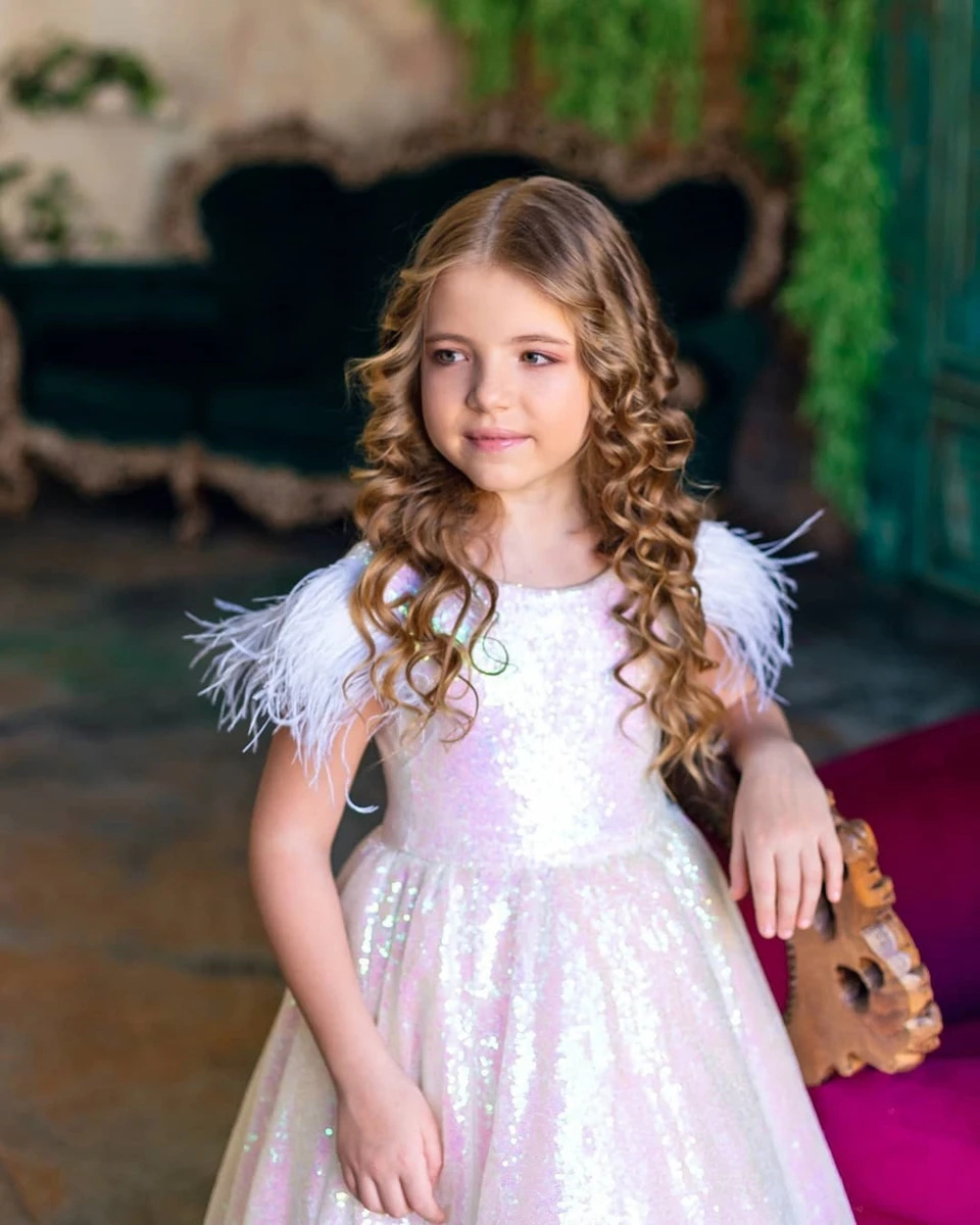 Customized Glitter Flower Girl – Birthday Sash Glitter recenzja i cena