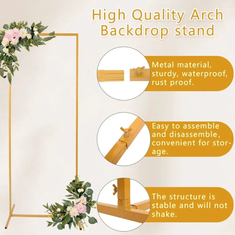 Wedding Arch 6.6FT X 6.6FT Squ – Balloon Arch Kit recenzja i cena