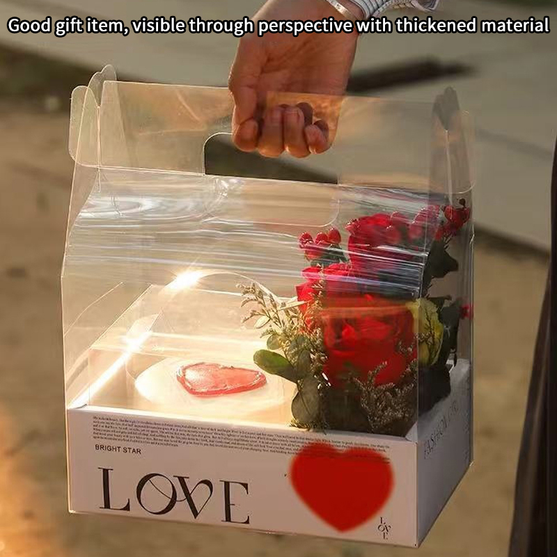 PET Clear Cake Bag Gift Box Wi – Party Favor Bag recenzja i cena