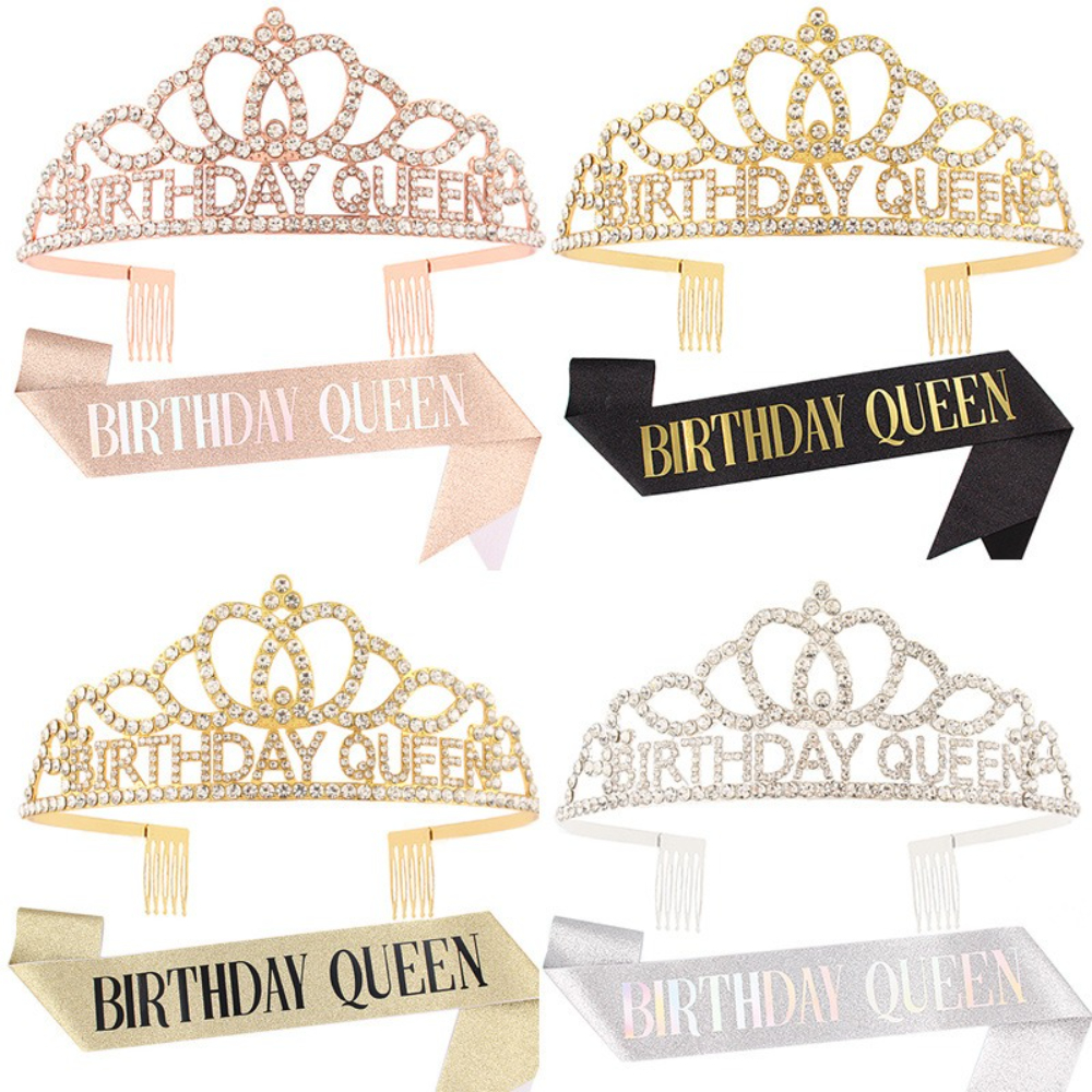 Rose Gold Glitter Birthday Que – Birthday Sash Glitter recenzja i cena