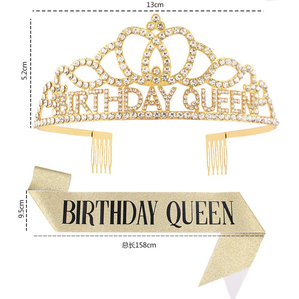 Rose Gold Glitter Birthday Que – Birthday Sash Glitter recenzja i cena
