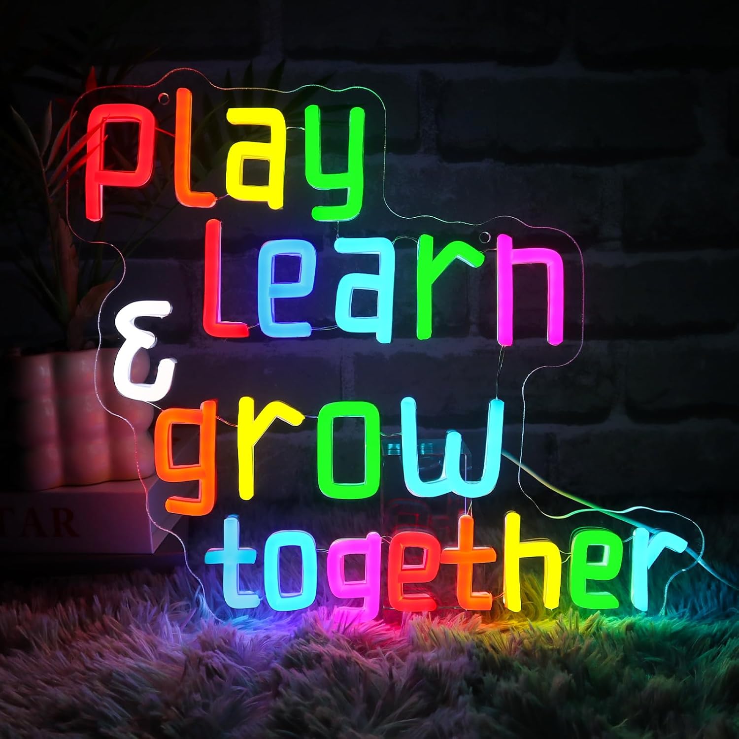 Play Learn Grow Together Neon  – Neon Sign Party recenzja i cena