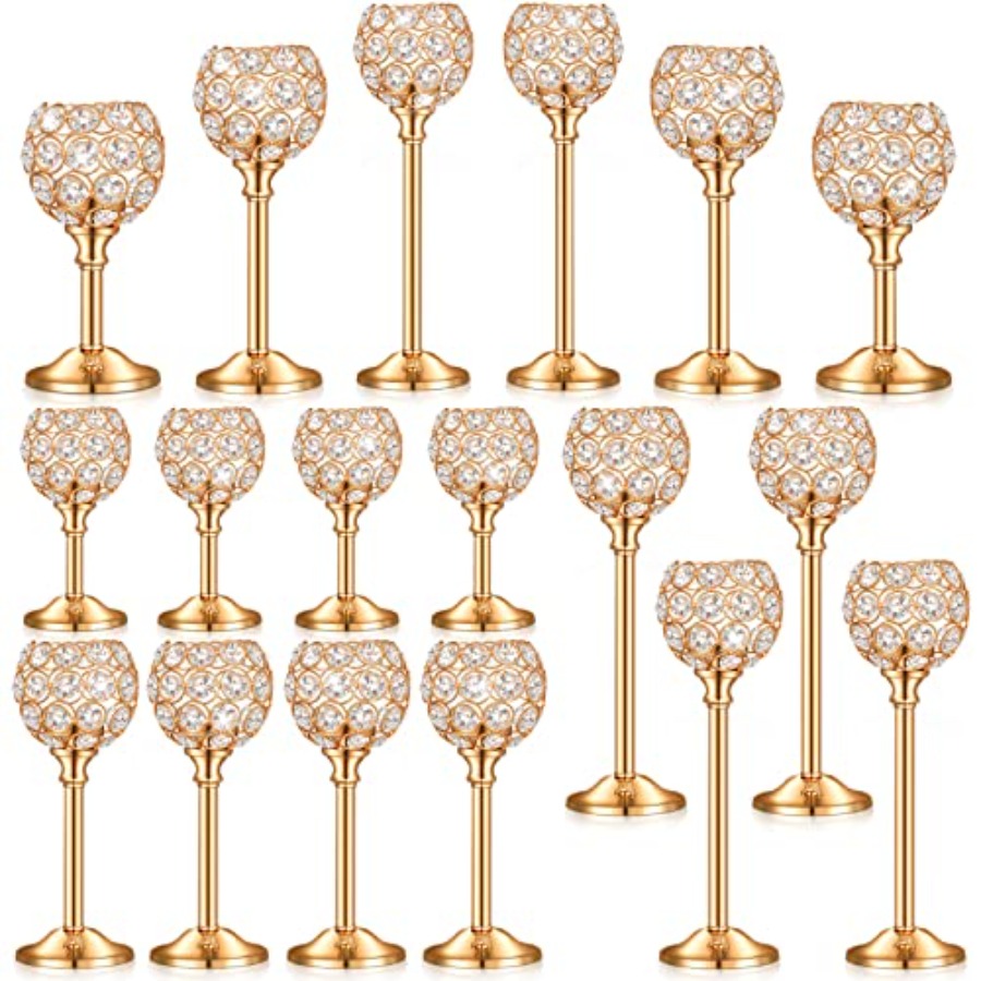 18 Pieces Crystal Candle Holde – Centerpiece Stick recenzja i cena