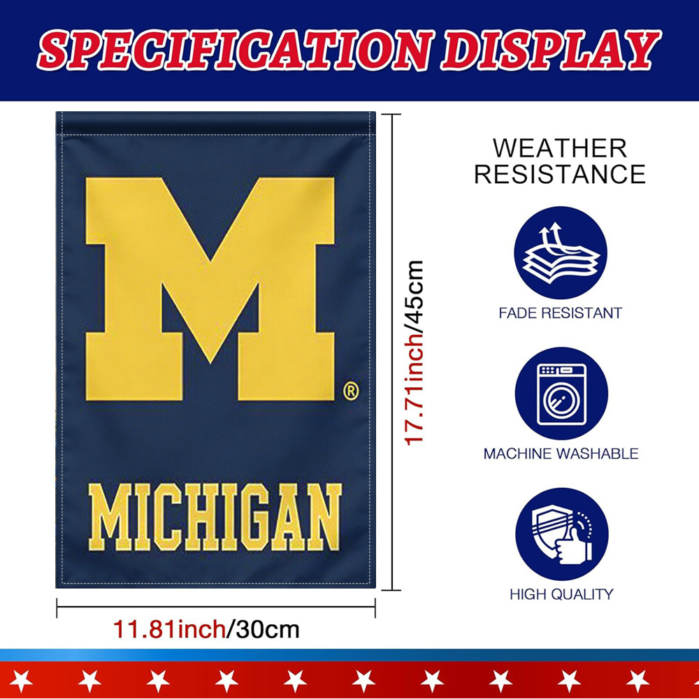 1PC, Michigan Wolverines Garde – Party Banner Gold recenzja i cena