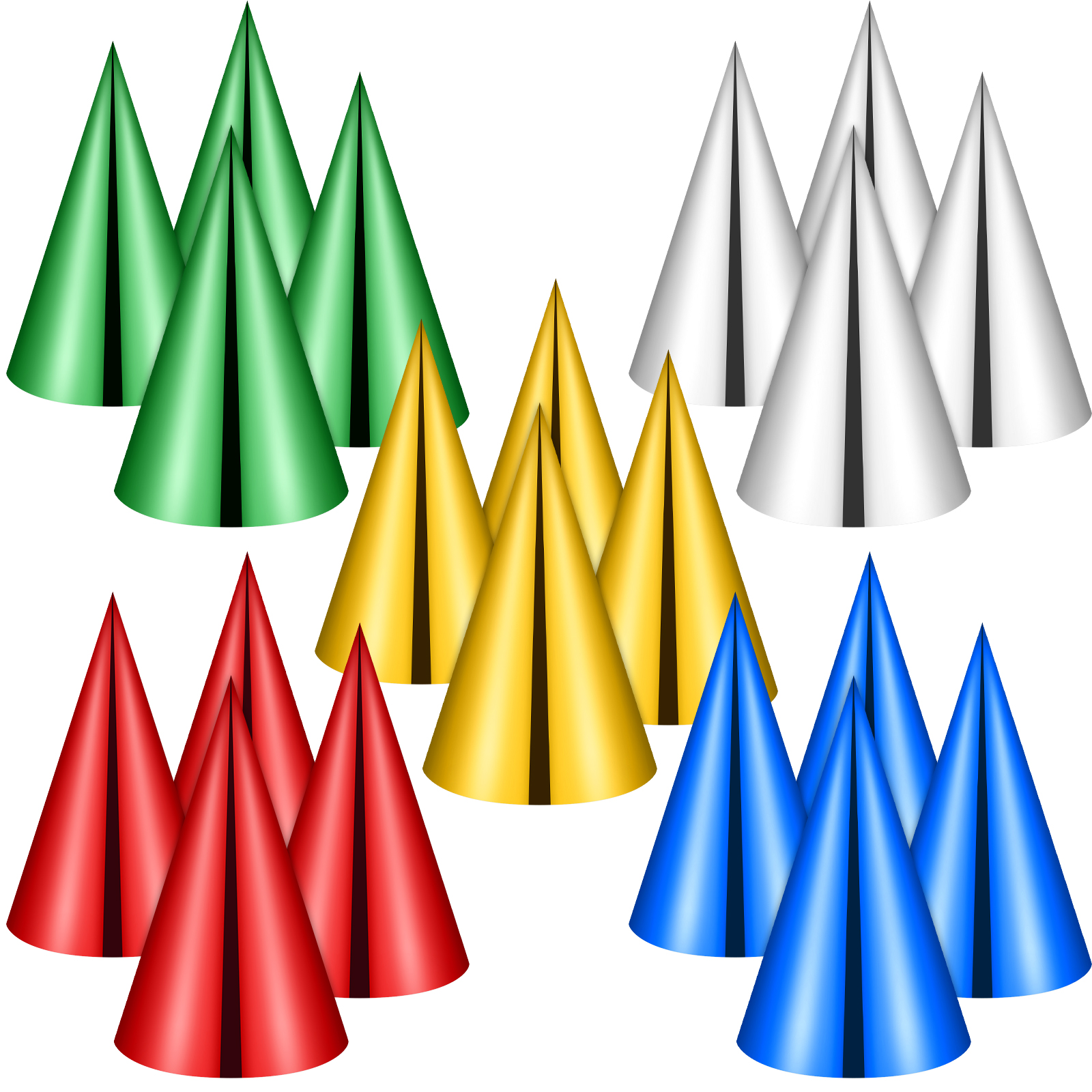 30Pcs 7.3 * 4.9Inches Cone Par – Party Hat Cone recenzja i cena