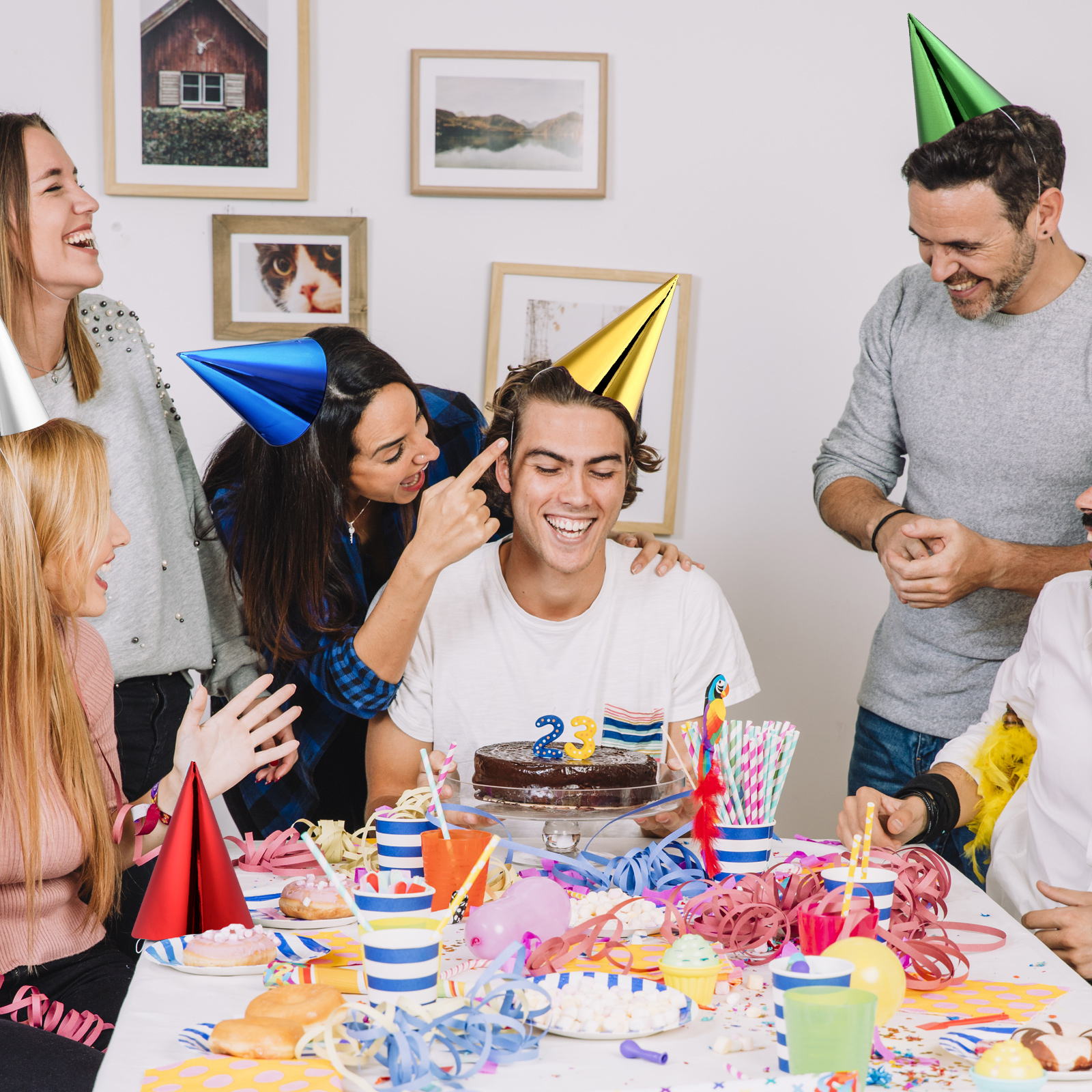 30Pcs 7.3 * 4.9Inches Cone Par – Party Hat Cone recenzja i cena