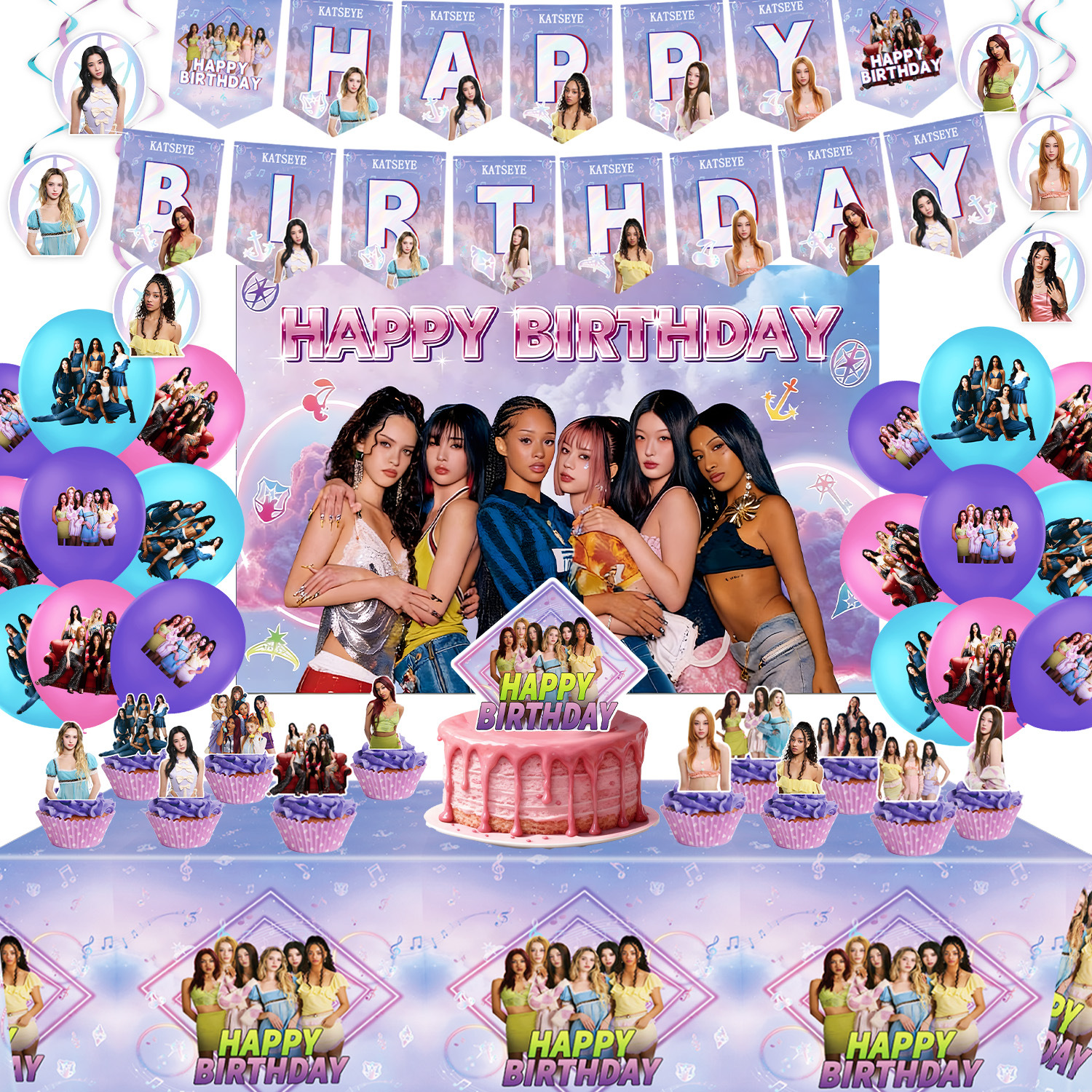 K&Katseye Idol Birthday Party  – Led Balloon Light recenzja i cena