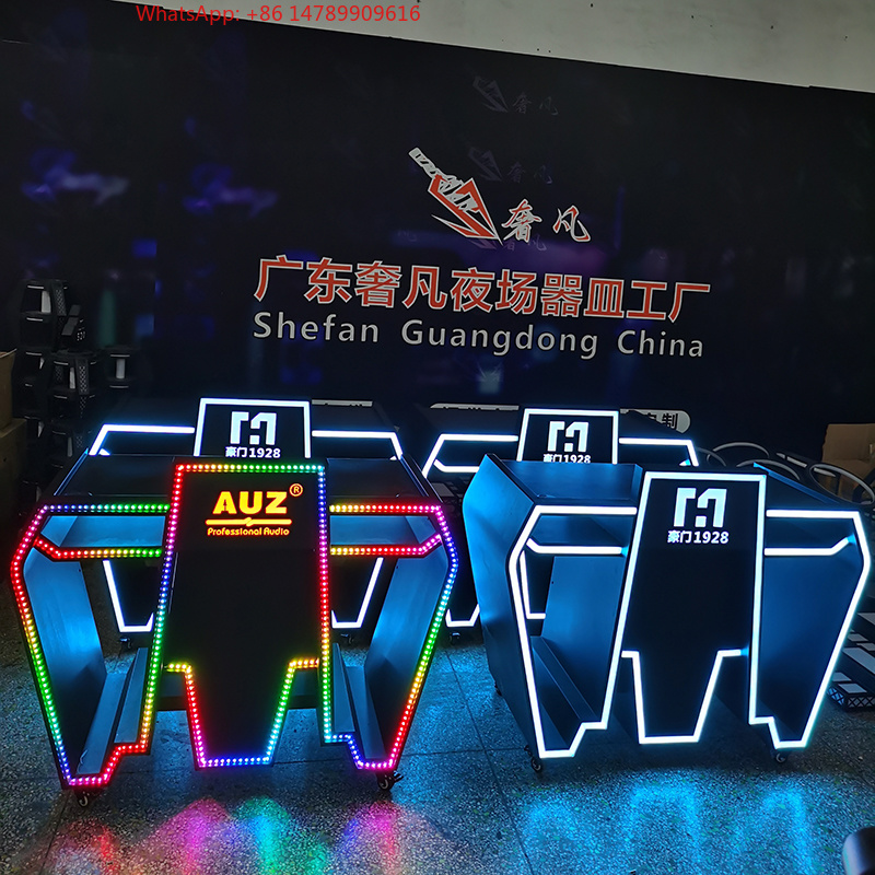 Custom Metal LED DJ Booth Tabl – Event Suppliers recenzja i cena