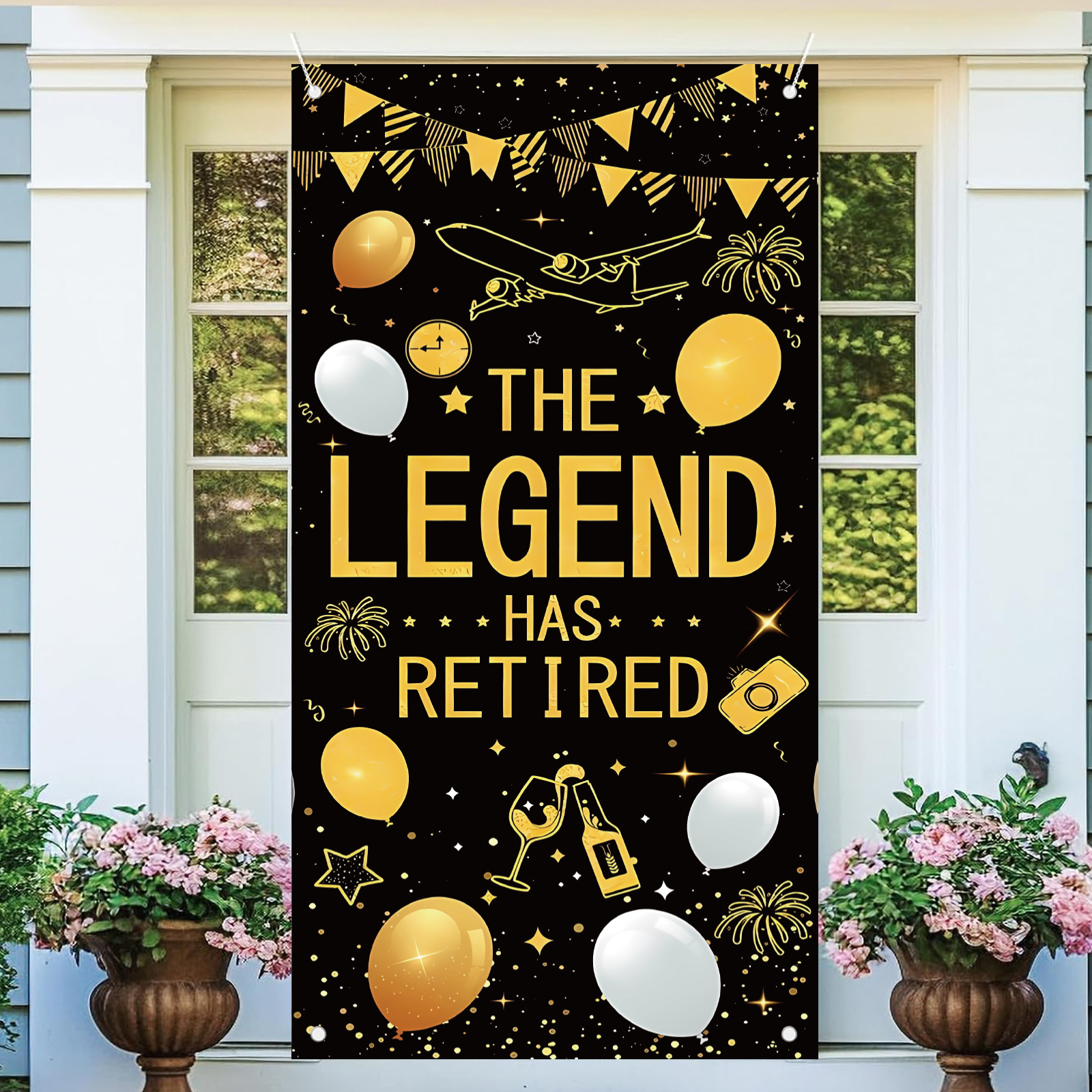 Retirement Party Decorations f – Party Banner Gold recenzja i cena