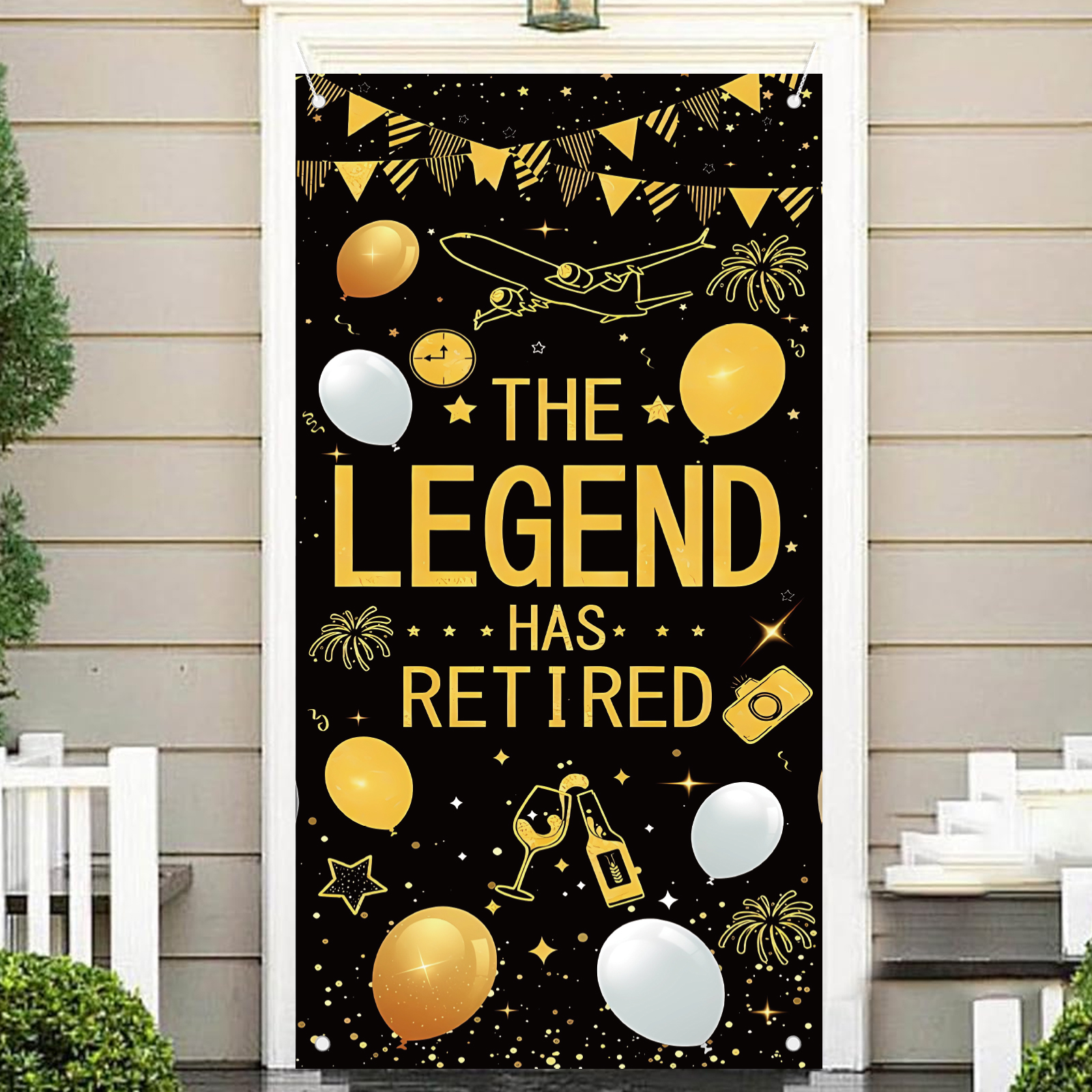 Retirement Party Decorations f – Party Banner Gold recenzja i cena