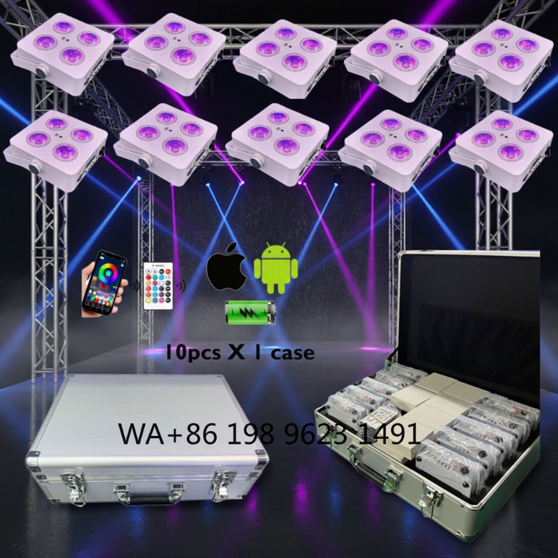 4X18W RGBWA+UV 6IN1 Mini Wirel – Event & Party Supply recenzja i cena