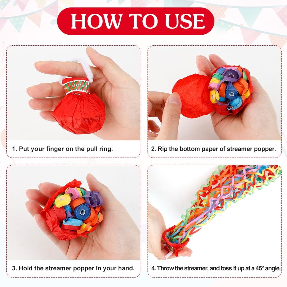 Throw Streamers Hand Throw Con – Confetti Cannon Tube recenzja i cena