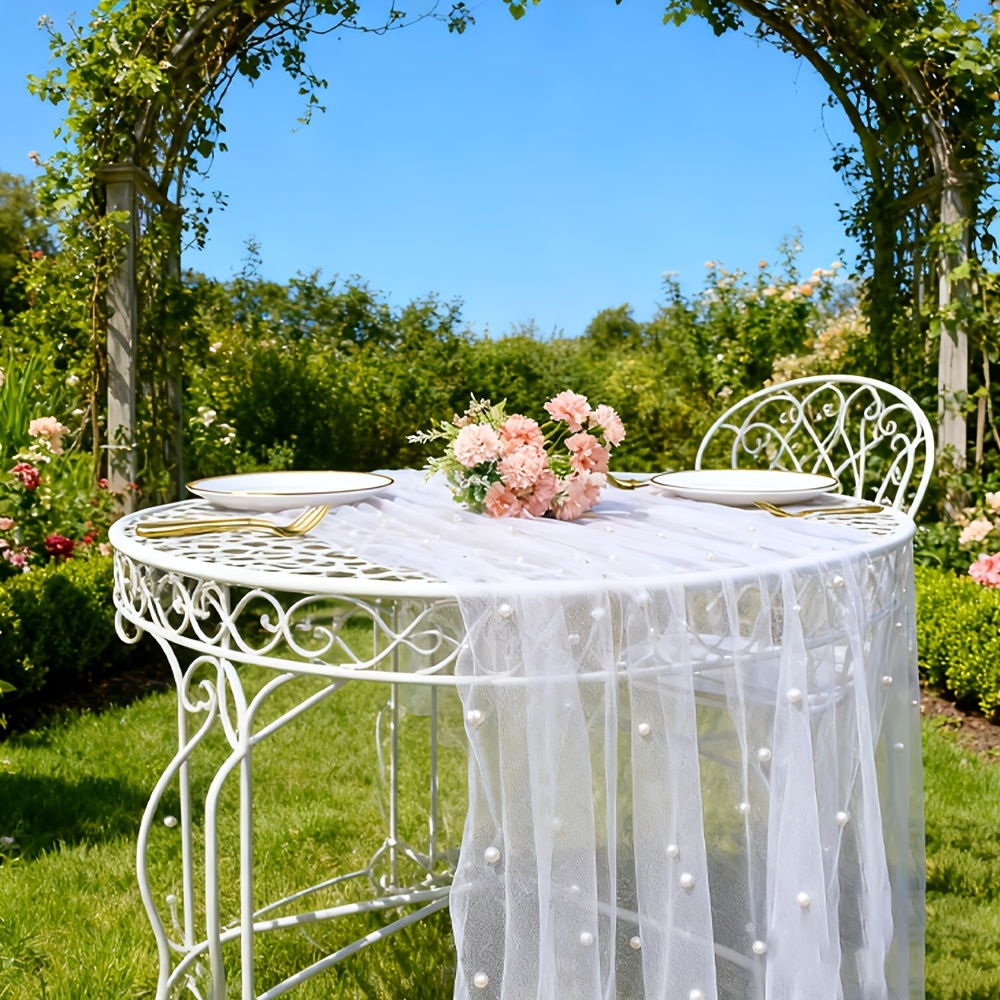 300cmX160cm Pearl Mesh Fabric  – Dessert Table Backdrop recenzja i cena