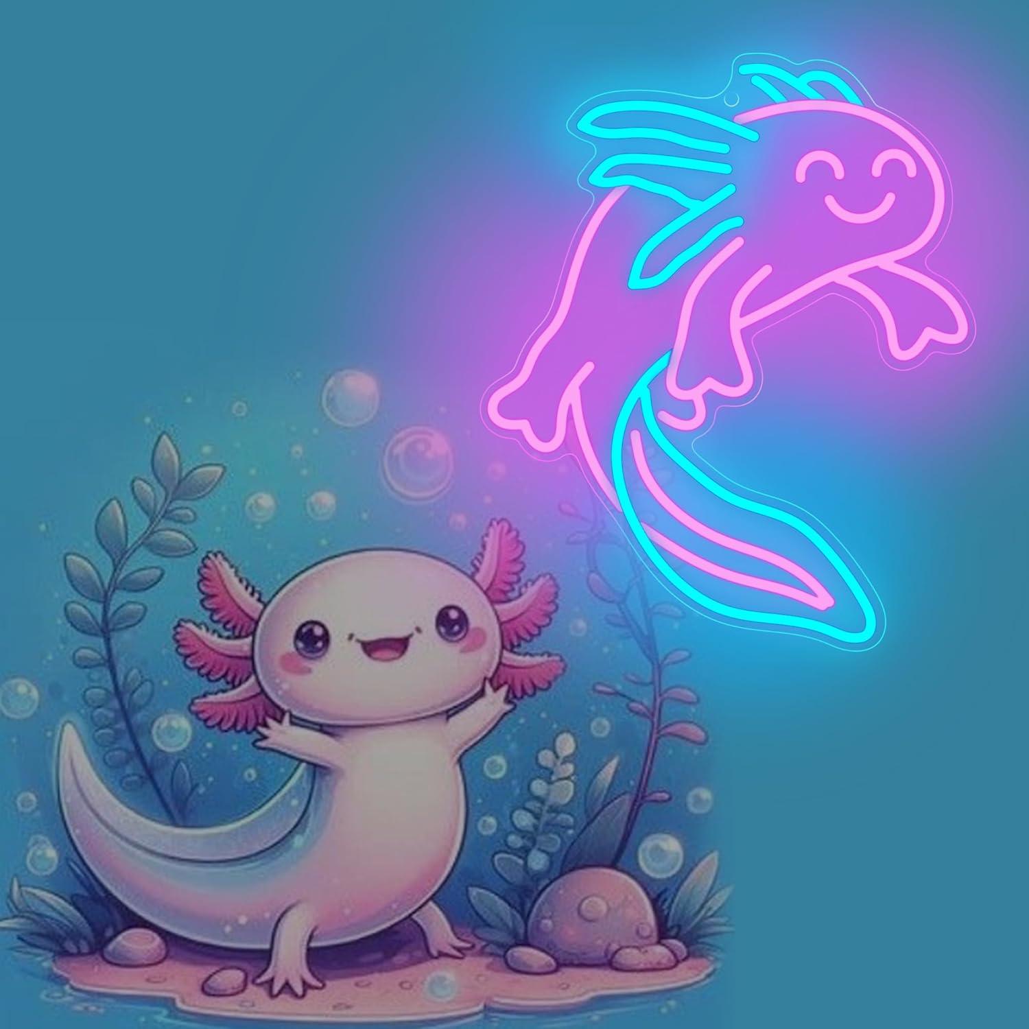 Ammonite Axolotl Neon Sign Cut – Neon Sign Party recenzja i cena