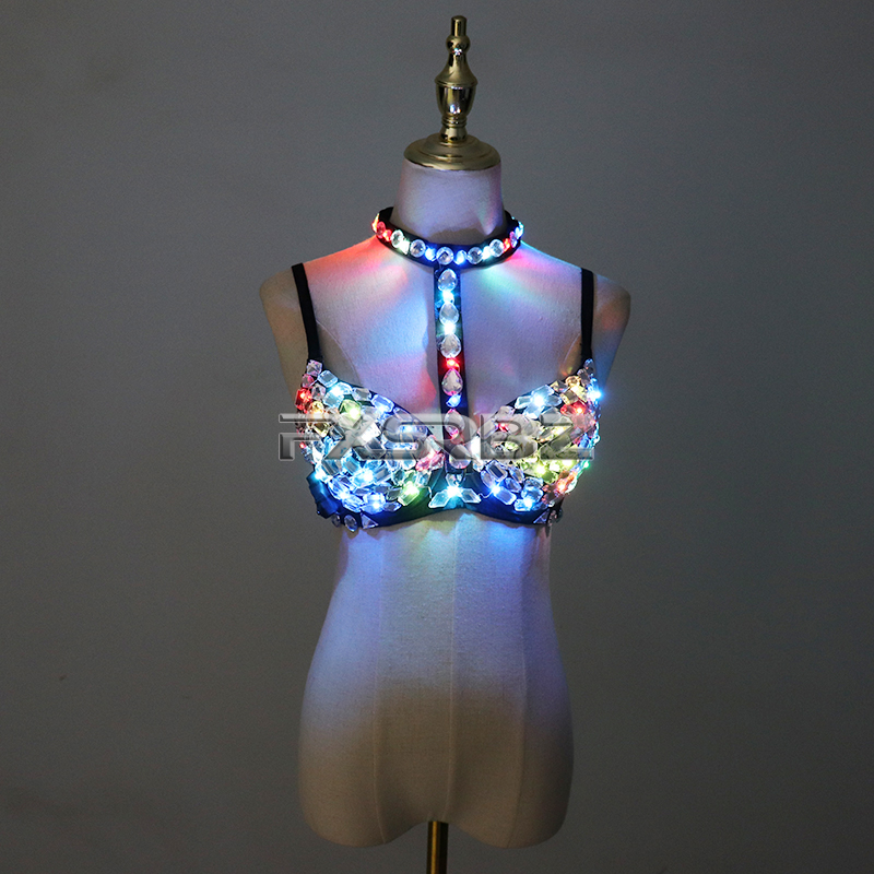 Nightclub Ds Sexy LED Bra Colo – Event Party Dj recenzja i cena