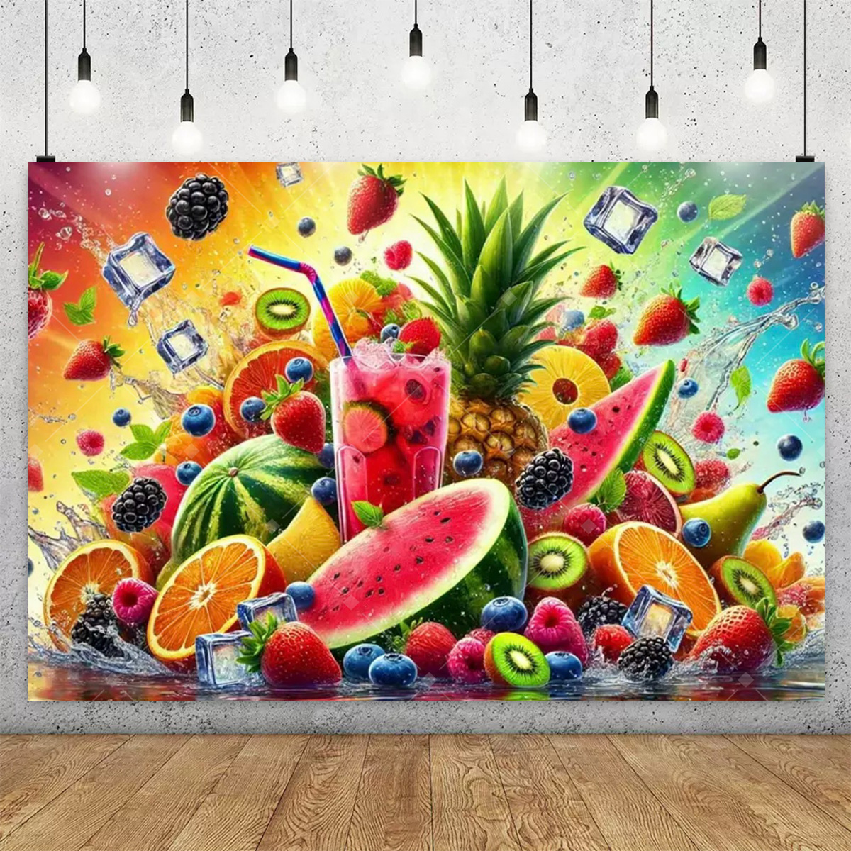 3D Colorful Fruit Party Decora – Party Event Supply Store recenzja i cena