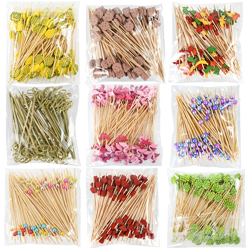 100Pcs Disposable Bamboo Skewe – Centerpiece Stick recenzja i cena
