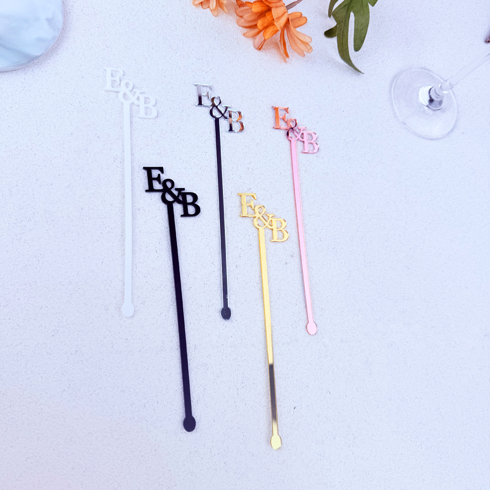 20pcs/50pcs Custom Initial nam – Centerpiece Stick recenzja i cena