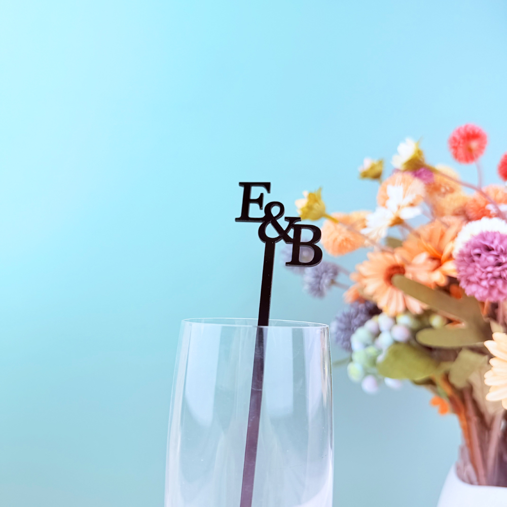 20pcs/50pcs Custom Initial nam – Centerpiece Stick recenzja i cena