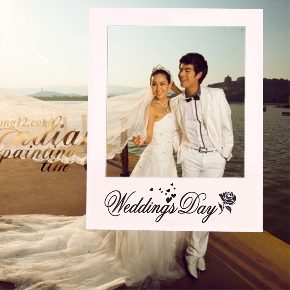 Wedding Day Photo Frame DIY Ph – Photo Booth Frame recenzja i cena