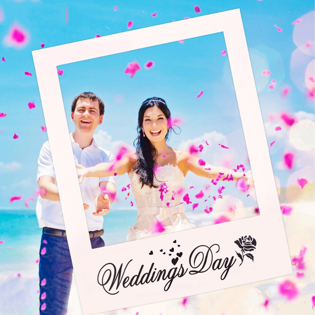Wedding Day Photo Frame DIY Ph – Photo Booth Frame recenzja i cena